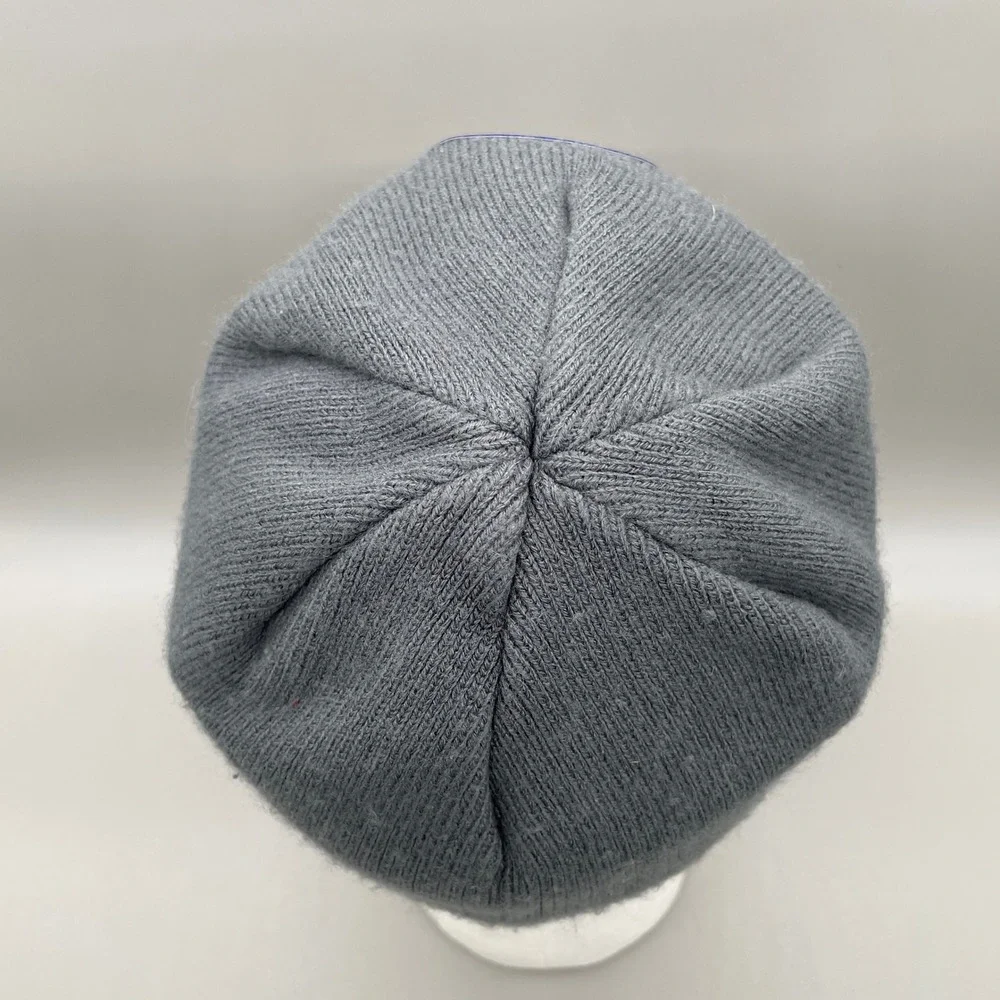 Adidas Beanie Hat Mens OSFM Grey Downtown United NYC Soccer Club Striped Knit